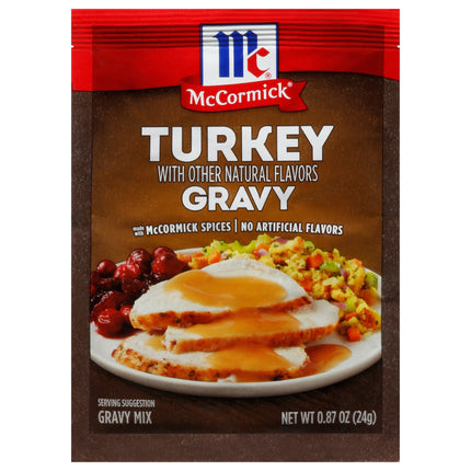 McCormick Mix Gravy Turkey - 0.87 OZ 24 Pack