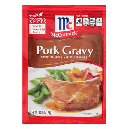 McCormick Gravy Mix Pork - 0.87 OZ 12 Pack