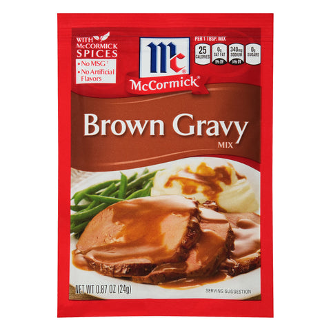 McCormick Mix Gravy Brown - 0.87 OZ 24 Pack