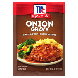 McCormick Mix Gravy Onion - 0.87 OZ 12 Pack