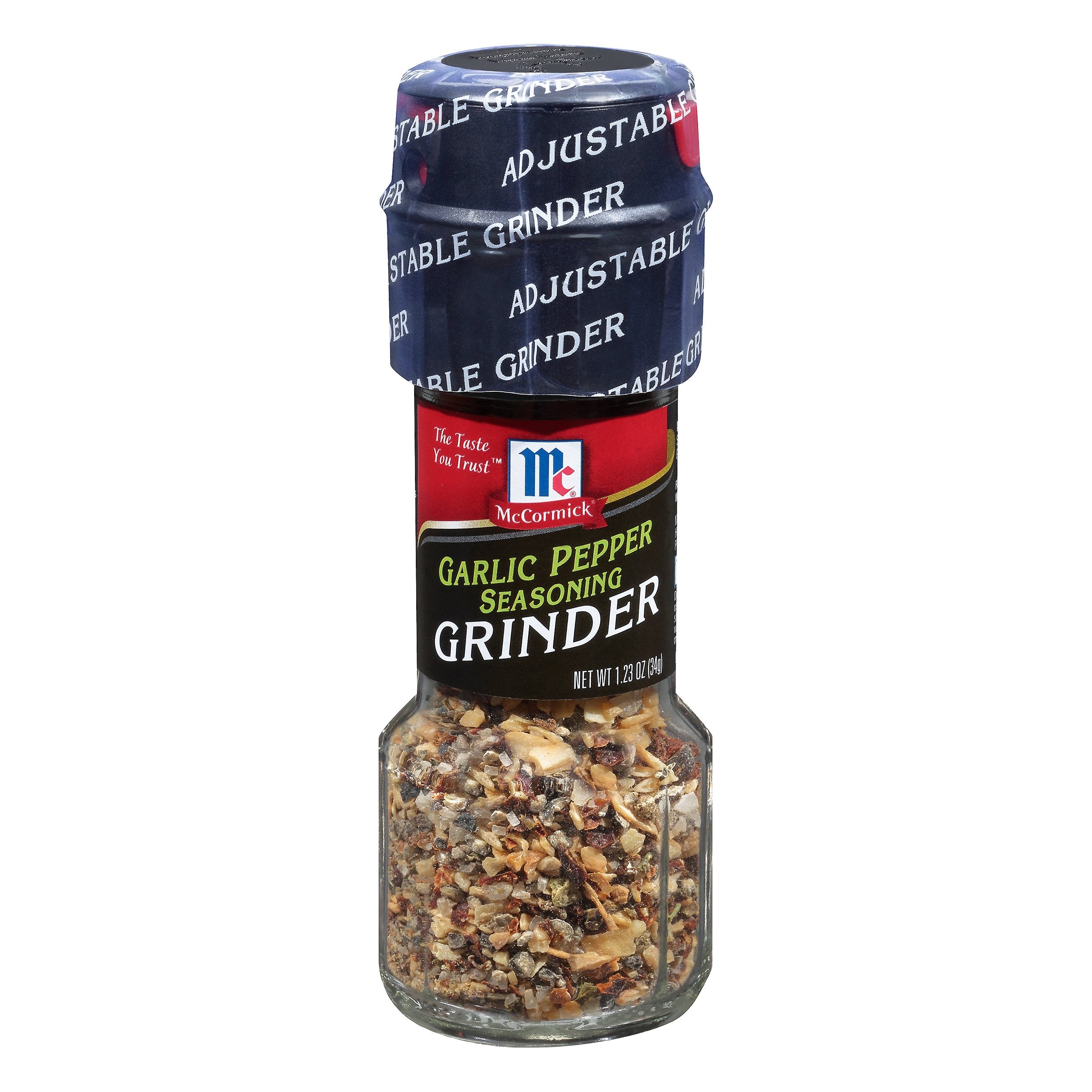 McCormick Garlic Pepper Grinder - 1.23 OZ 6 Pack – StockUpExpress