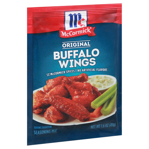 McCormick Seasoning Wing Buffalo Original - 1.6 OZ 12 Pack