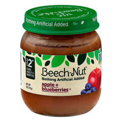 Beechnut Stage 2 Apples & Blueberry - 4 OZ 10 Pack