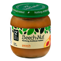 Beechnut Stage 2 Peaches - 4 OZ 10 Pack
