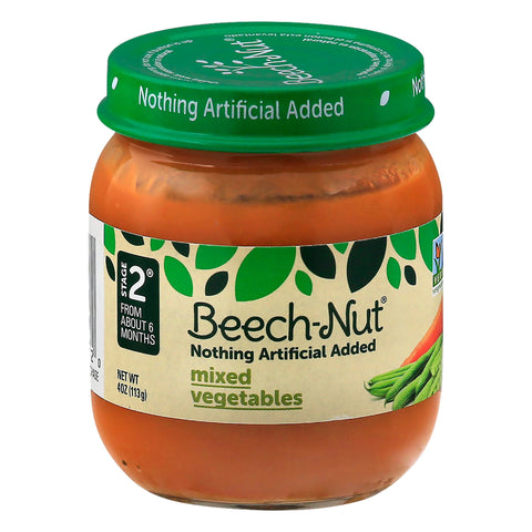 Beechnut Stage 2 Mixed Vegetables 4 OZ