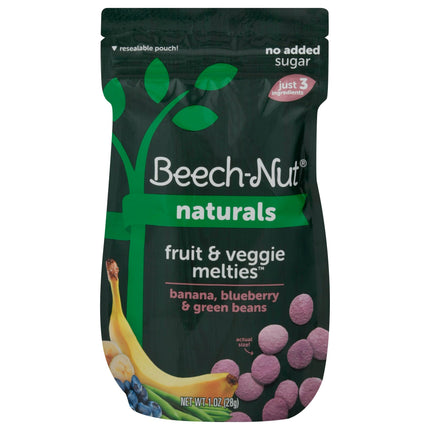 Beechnut Melts Banana/ Blueberry/ Green Beans - 1 OZ 7 Pack