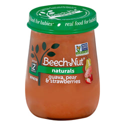 Beechnut Stage 2 Just Guava Pear & Strawberry - 4 OZ 10 Pack
