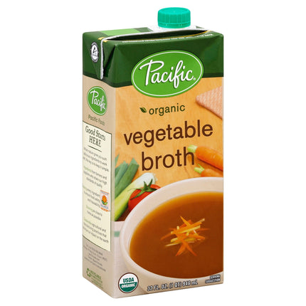 Pacific Organic Vegetable Broth - 32 FZ 12 Pack