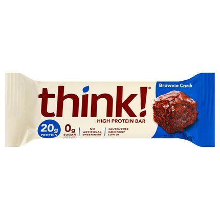 Thinkthin High Protein Brownie Crunch Bar - 2.1 OZ 10 Pack