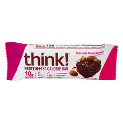 Thinkthin Lean Protein & Fiber Chocolate Almond Brownie Bar - 1.41 OZ 10 Pack