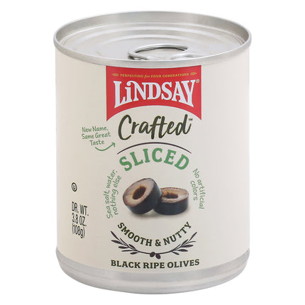 Lindsay Sliced Black Ripe Olives - 3.8 OZ 12 Pack