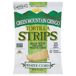 Green Mountain Gluten Free White Corn Tortilla Chips - 8 OZ 12 Pack