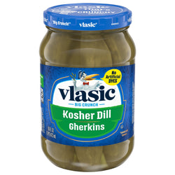 Vlasic Pickles Gherkins Kosher Dill - 16 FZ 12 Pack