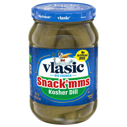 Vlasic Snack'Mms Kosher Dill - 16 FZ 6 Pack
