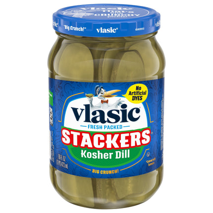Vlasic Stackers Kosher Dill - 16 FZ 6 Pack