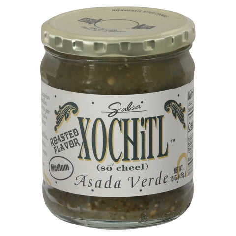 Xochitl Asada Verde Medium Salsa - 15 OZ 6 Pack