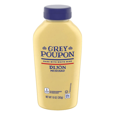Grey Poupon Mustard Dijon Squeeze - 10 OZ 8 Pack