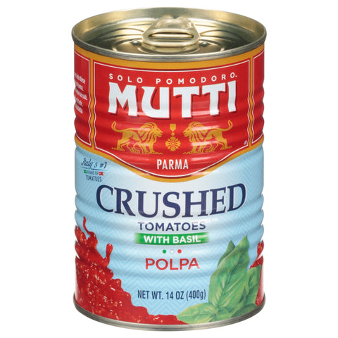 Mutti Tomatoes Finely Chopped With Basil - 14 OZ 12 Pack