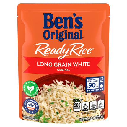 Ben's Original Long Grain White Ready Rice - 8.8 OZ 12 Pack
