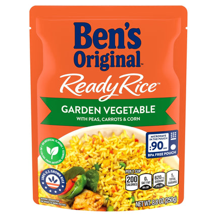 Ben's Original Ready Rice Garden Vegetable - 8.8 OZ 12 Pack
