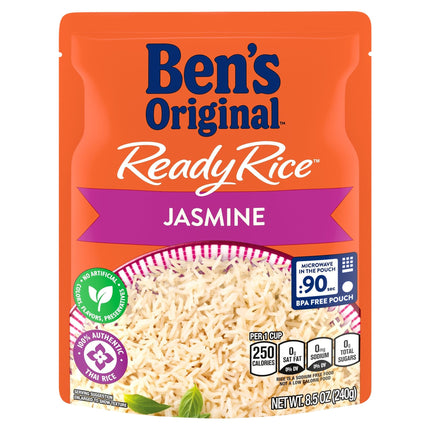 Ben's Original Ready Rice Jasmine - 8.5 OZ 12 Pack