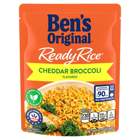 Ben's Original Ready Rice Cheddar Broccoli - 8.5 OZ 12 Pack