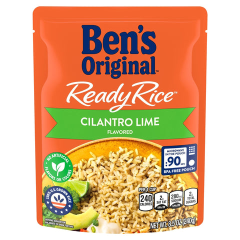 Ben's Original Ready Rice Cilantro Lime - 8.5 OZ 12 Pack