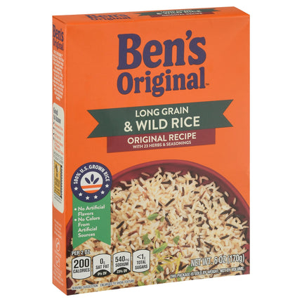 Ben's Original Long Grain & Wild Rice - 6 OZ 12 Pack