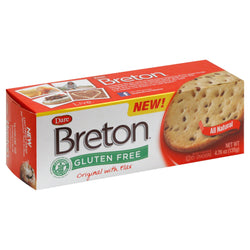 Breton Gluten Free Original With Flax Cracker - 4.76 OZ 6 Pack