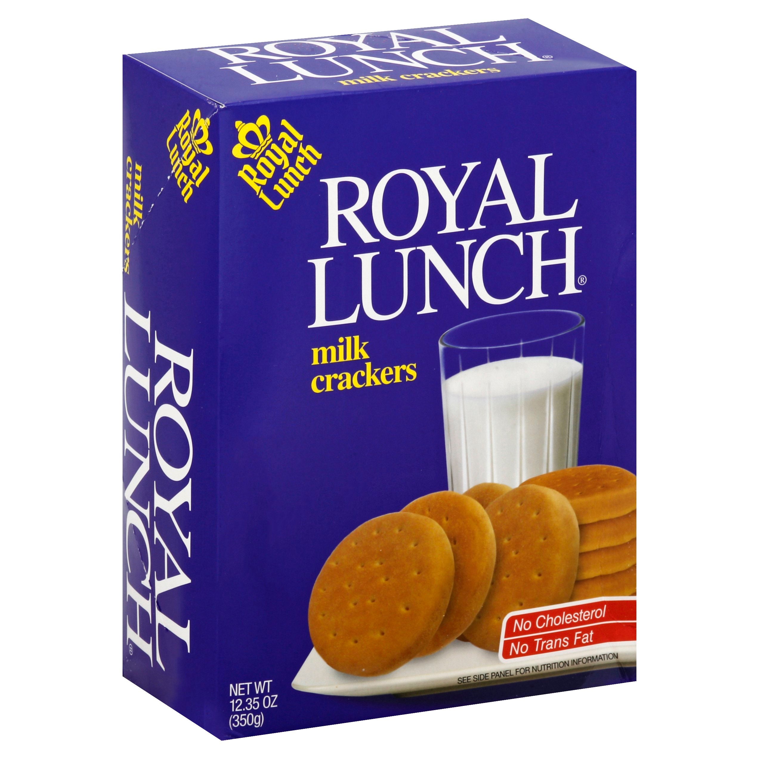 Royal Lunch Milk Crackers 12.35 OZ 18 Pack StockUpExpress