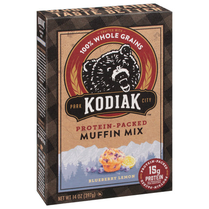 Kodiak Cakes Blueberry Lemon Muffin Mix - 14 OZ 6 Pack