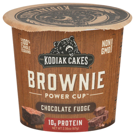 Kodiak Cakes Chocolate Fudge Brownie Cup Mix - 2.36 OZ 12 Pack