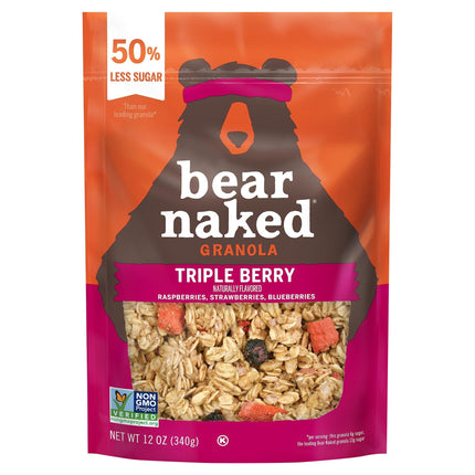 Bear Naked Low Sugar Triple Berry Granola - 12 OZ 6 Pack