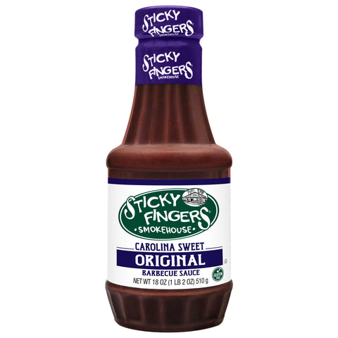 Sticky Fingers Sweet Barbeque Sauce - 18 OZ 6 Pack