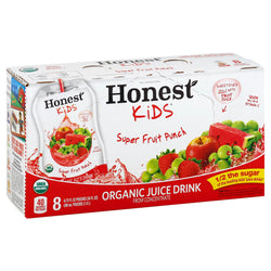 Honest Kids Super Fruit Punch Organic Juice Drink - 54 FZ 4 Pack