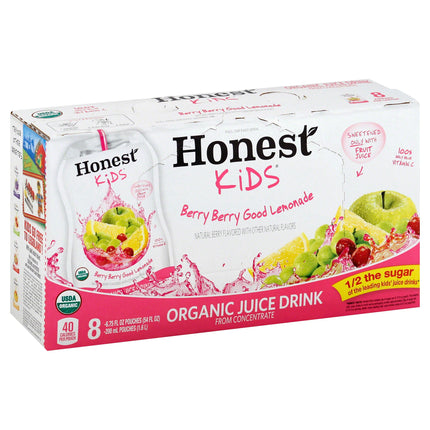 Honest Kids Berry Berry Good Lemonade Organic Juice Drink - 54 FZ 4 Pack