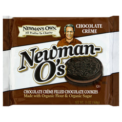 Newman's Own Organics Chocolate Creme Filled Chocolate Cookies - 13 OZ 6 Pack