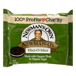 Newman's Own Organics Hint-O-Mint Creme Filled Mint Chocolate Cookies - 13 OZ 6 Pack
