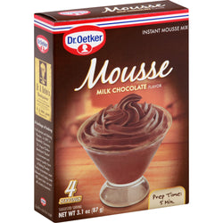 Dr. Oetker Milk Chocolate Mousse Mix - 3.1 OZ 12 Pack