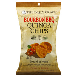 The Daily Crave Bourbon BBQ Quinoa Chips - 4.25 OZ 8 Pack