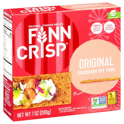 Finn Crisp Rye Crispbread - 7 OZ 9 Pack