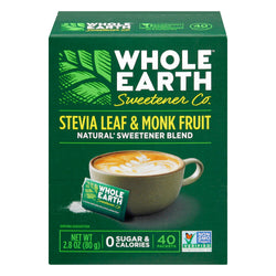 Whole Earth Nature Sweet Sugar Stevia And Munk Fruit - 2.8 OZ 12 Pack