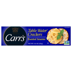 Carr's Crackers Table Water Sesame Seeds - 4.25 OZ 12 Pack