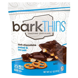 Barkthins Dark Chocolate Pretzel - 4.7 OZ 12 Pack