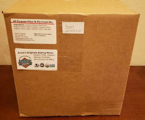 Arnels Originals, Gluten Free, Organic Baking Mixes All Purpose Flour & Pie Crust Mix - 48 LB 1 Pack