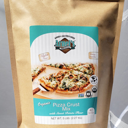 Arnels Originals, Gluten Free, Organic Baking Mixes Pizza Crust Mix - 5 LB 6 Pack