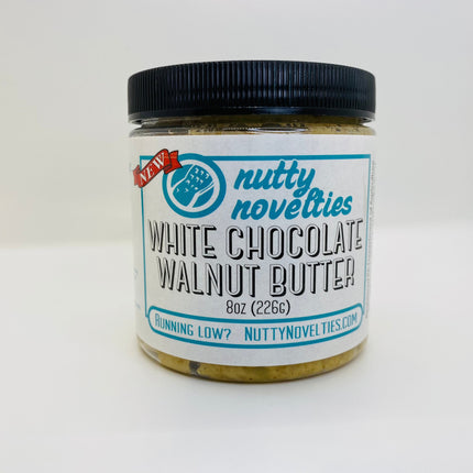 Nutty Novelties White Chocolate Walnut Butter - 8 OZ 12 Pack