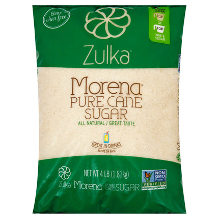 Zulka Morena Pure Cane Sugar - 4 LB 10 Pack