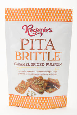 Regenie's All Natural Snacks Pita Brittle, Spiced Pumpkin - 4.8 OZ 16 Pack