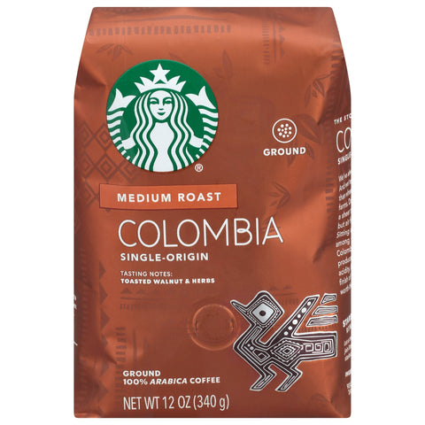Starbucks Ground Colombian - 12 OZ 6 Pack